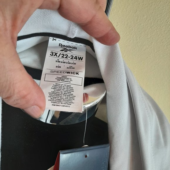 Reebok Speedwick Wicking White Athletic Jacket - Picture 13 of 13